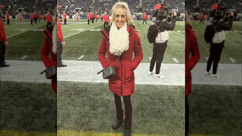 Brittany Mahomes at a 2018 KC Chiefs game