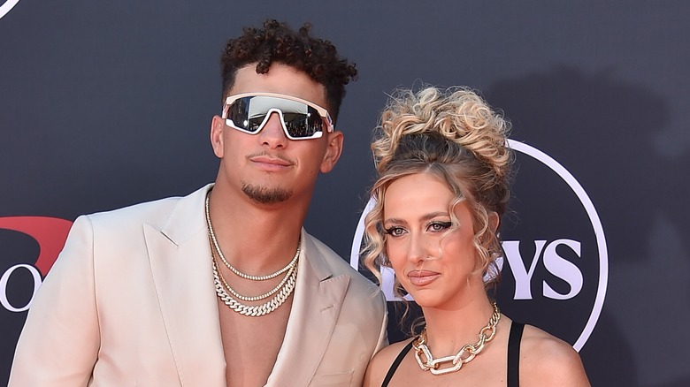 Patrick and Brittany Mahomes on the red carpet