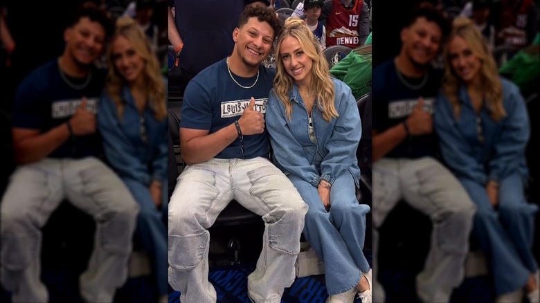 Brittany and Patrick Mahomes