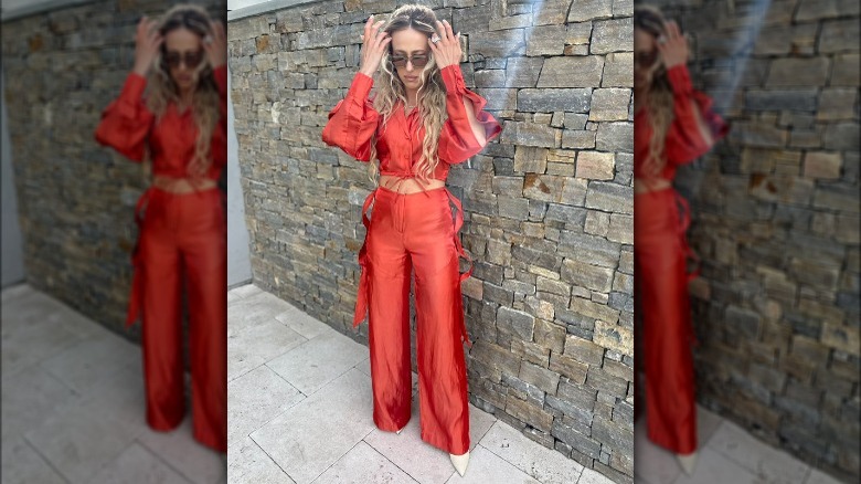 Brittany Mahomes' Spicy Super Bowl Fit Proves Burnt Orange Is