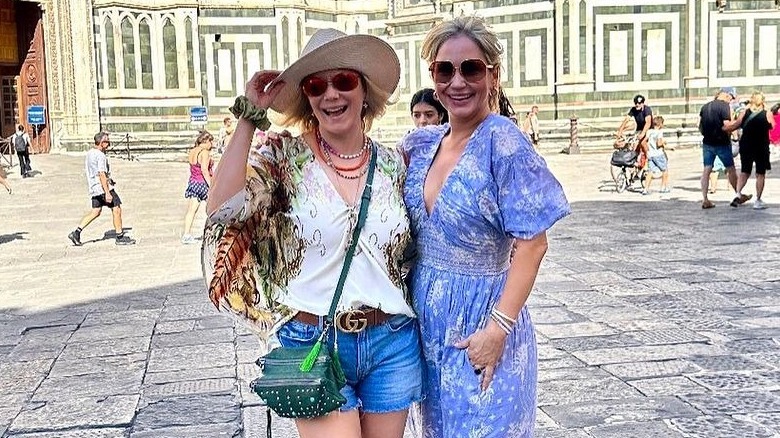 Katherine Kelly Lang and Ashley Jones in Florence