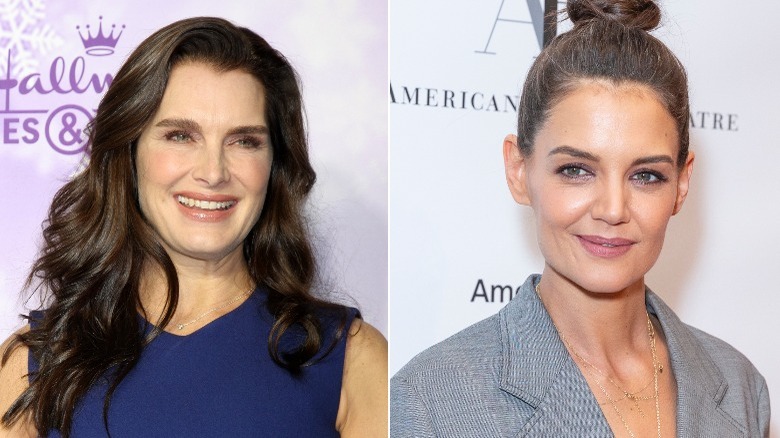 Brooke Shields and Katie Holmes. 