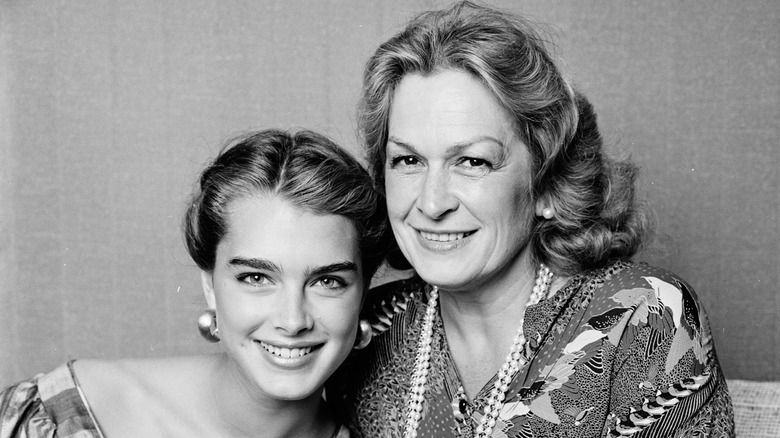 Brooke Shields and her mother, Teri Shields in 1981