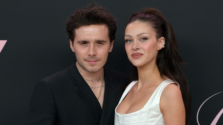 Brooklyn Beckham and wife Nicola Peltz Beckham attend premiere for Lola in Los Angeles (2024)