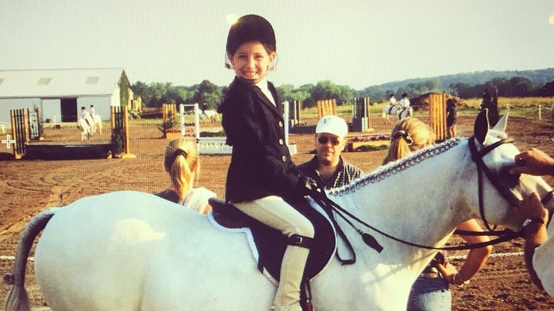 Jessica Springsteen and horse