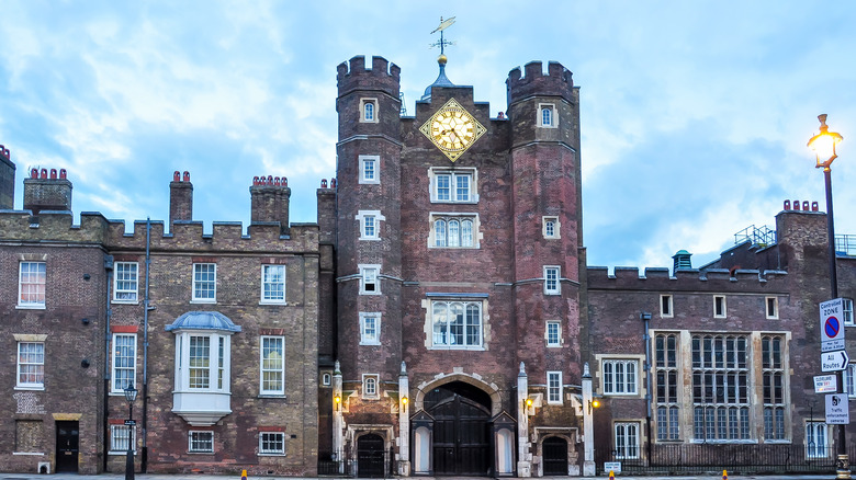 Front view of St. James Palace