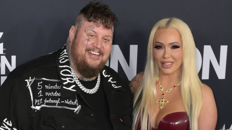 Jelly Roll and wife Bunnie XO in February 2024