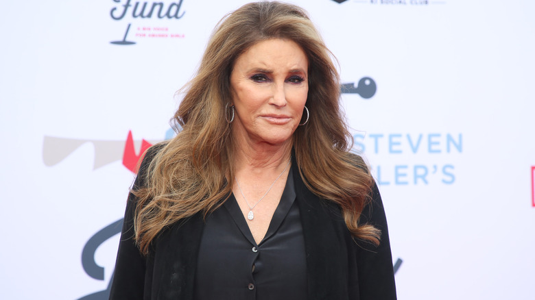 Caitlyn Jenner looking serious