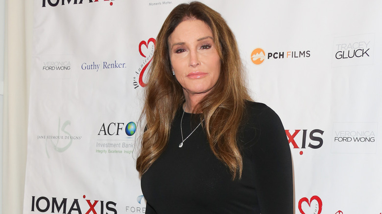 Caitlyn Jenner looking serious