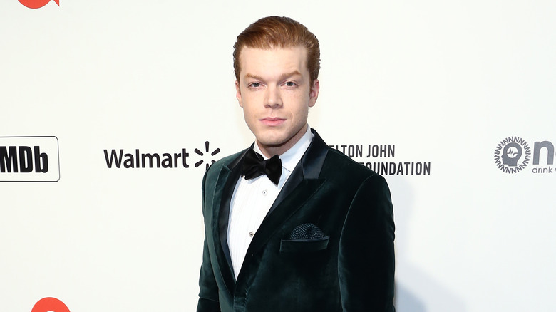 Cameron Monaghan wearing a tuxedo 