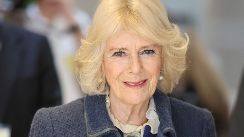 Camilla Parker Bowles smiles for the camera