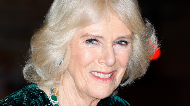 Camilla Parker Bowles smiling