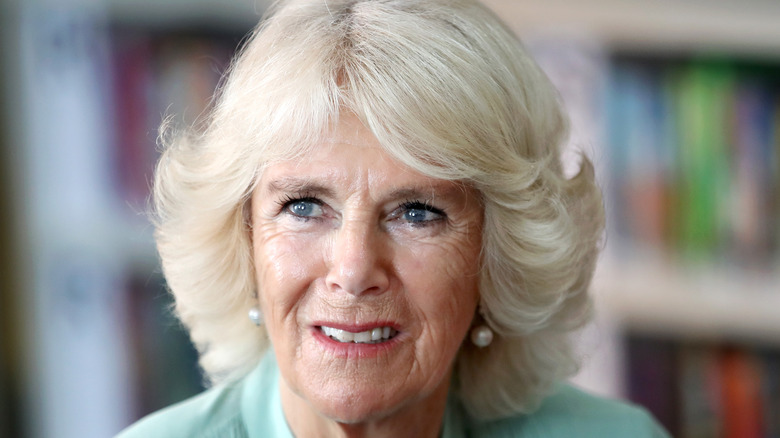 Camilla Parker Bowles smiling