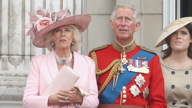 Queen Camilla, King Charles and Princess Eugenie