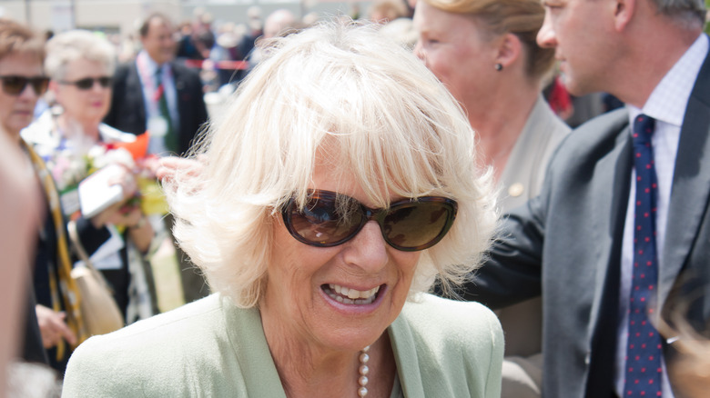 Camilla Parker Bowles smiling 