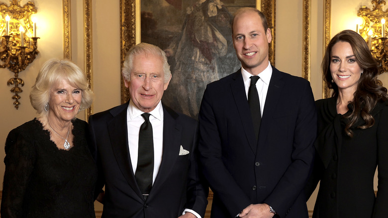 Camilla, Charles, William and Catherine 