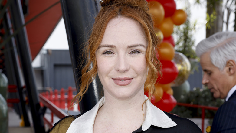 Camryn Grimes smiling at event