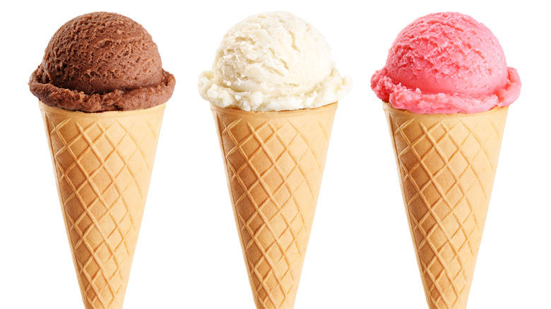 Ice cream cones