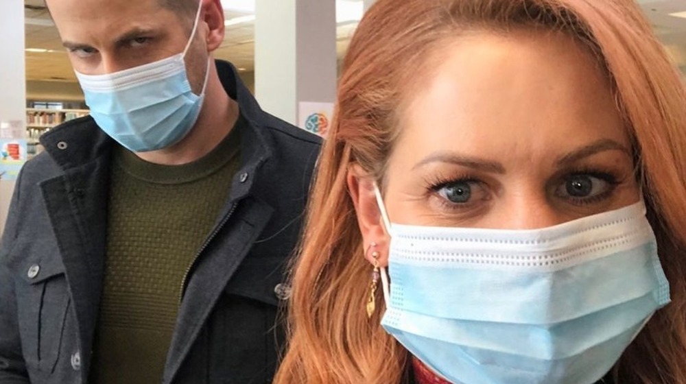 Candace Cameron Bure shows off red hair