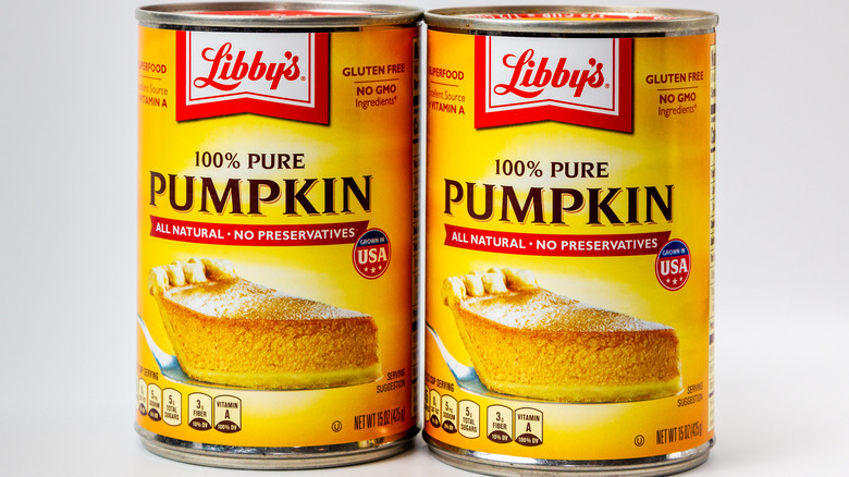 Libby's brand canned pumpkin 