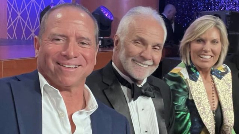 Captain Glenn, Captain Lee, and Captain Sandy smile for selfie