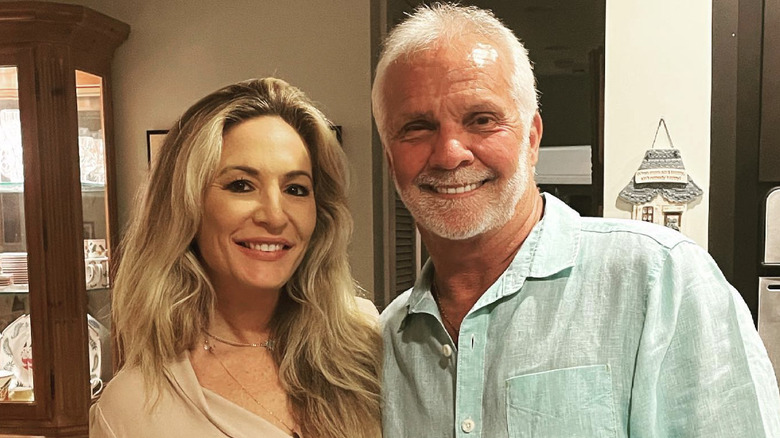 Kate Chastain and Captain Lee smiling