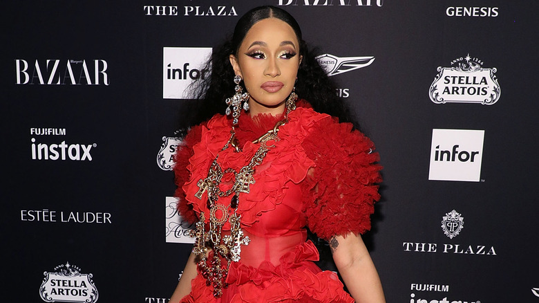 Cardi B giving side-eye