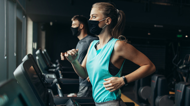 Cardio on a treadmill