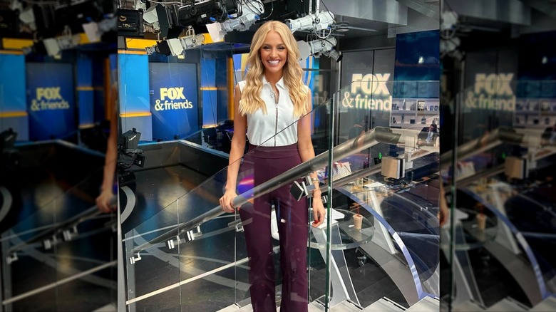 Carley Shimkus posing in the studio