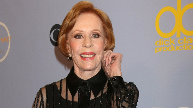 Carol Burnett signature move pulling on her ear