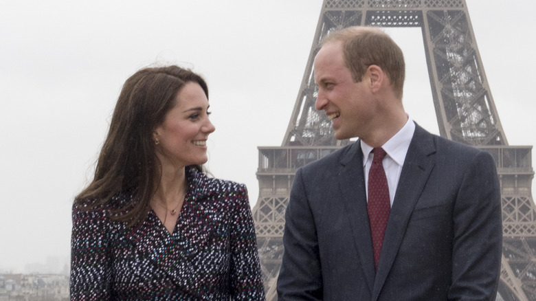 Prince William and Kate Middleton smiling