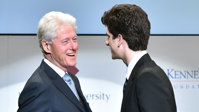 Caroline Kennedy's son, Jack Schlossberg, with Bill Clinton