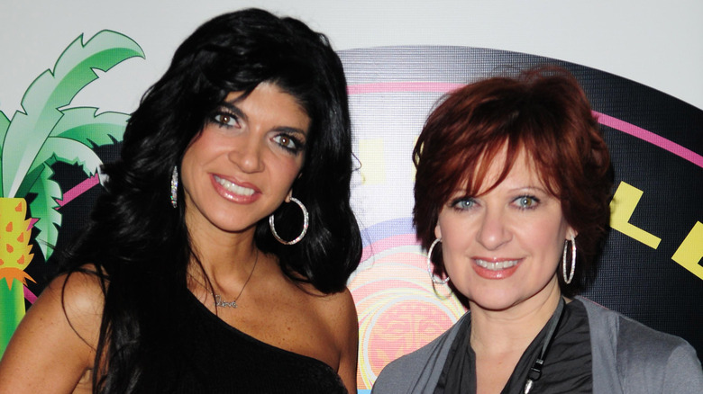 Teresa Giudice and Caroline Manzo posing 