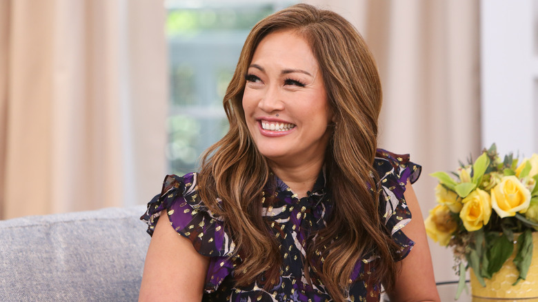 Carrie Ann Inaba smiling during interview