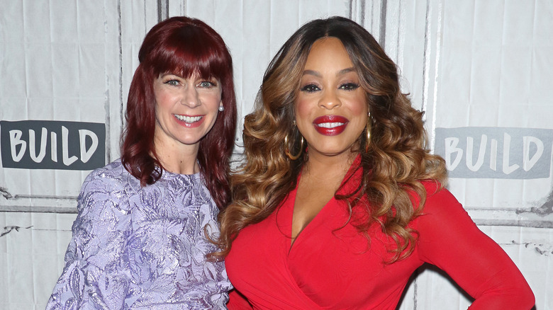 Carrie Preston and Niecy Nash promoting "Claws"