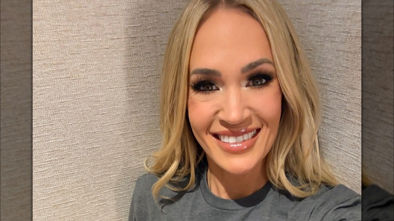 Carrie Underwood smiling