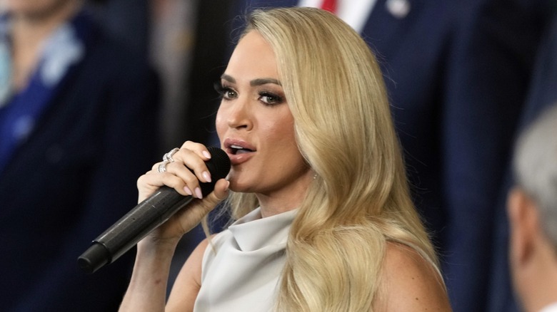 Carrie Underwood performs during the inauguration of President Trump (2025)