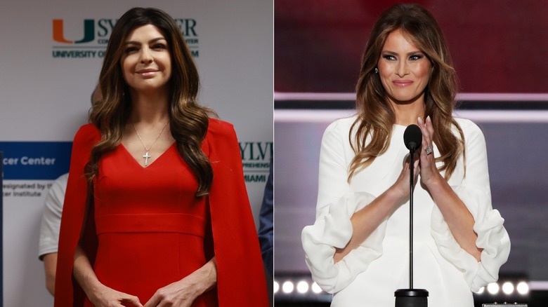 Casey DeSantis and Melania Trump