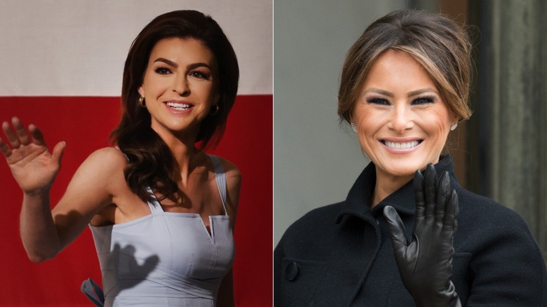 Casey DeSantis and Melania Trump