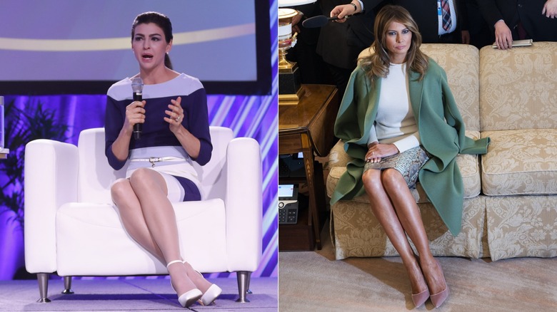 Casey DeSantis and Melania Trump