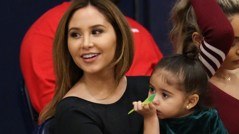 Catherine Paiz with her daughter