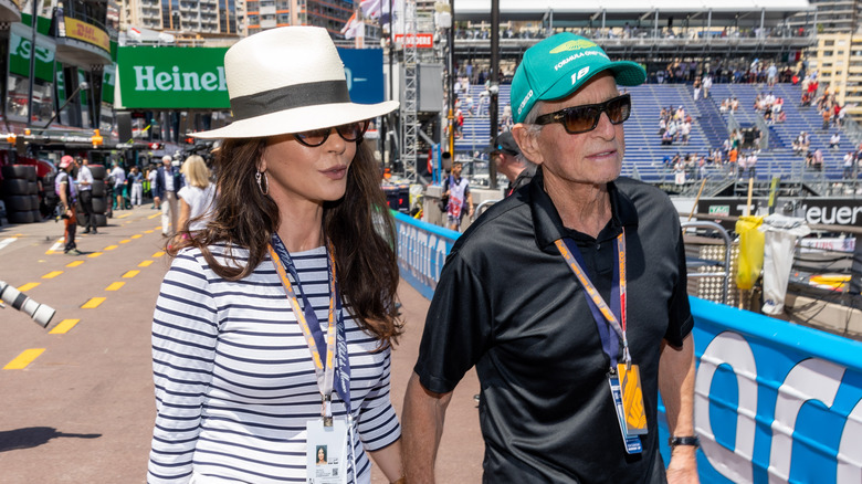 Catherine Zeta-Jones and Michael Douglas at the F1 Grand Prix of Monaco 202