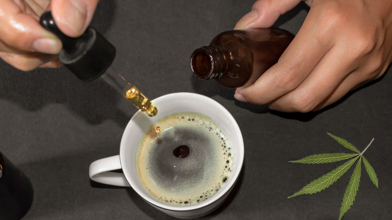 CBD oil in coffee