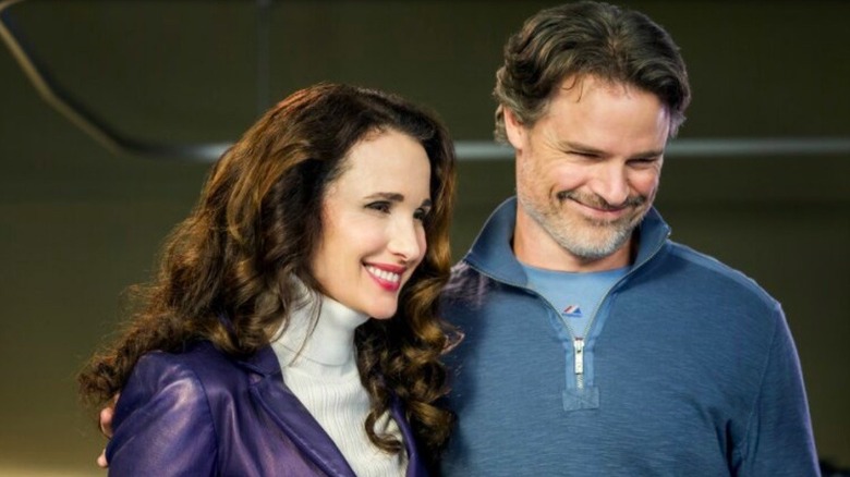 Andie MacDowell and Dylan Neal