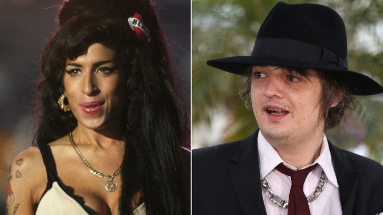 Amy Winehouse and Pete Doherty 