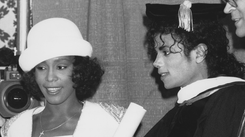 Michael Jackson with Whitney Houston