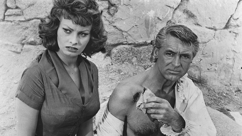 Sophia Loren with Cary Grant 