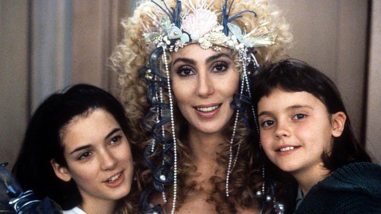 Winona Ryder, Cher, and Christina Ricci smiling