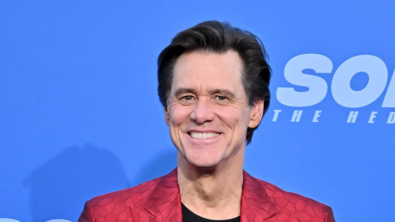 Jim Carrey smiling