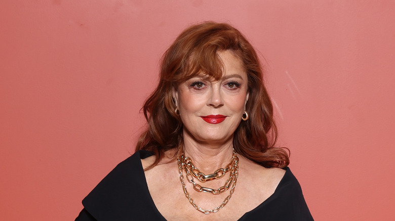 Susan Sarandon posing at an event